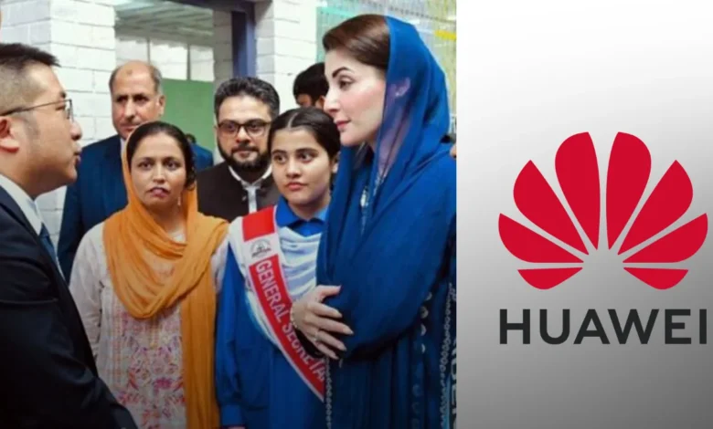 Punjab Chief Minister Maryam Nawaz Sharif has announced collaboration with Huawei Technologies