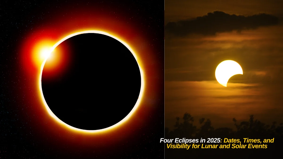 Four Eclipses in 2025 Dates, Times, and Visibility for Lunar and Solar Events