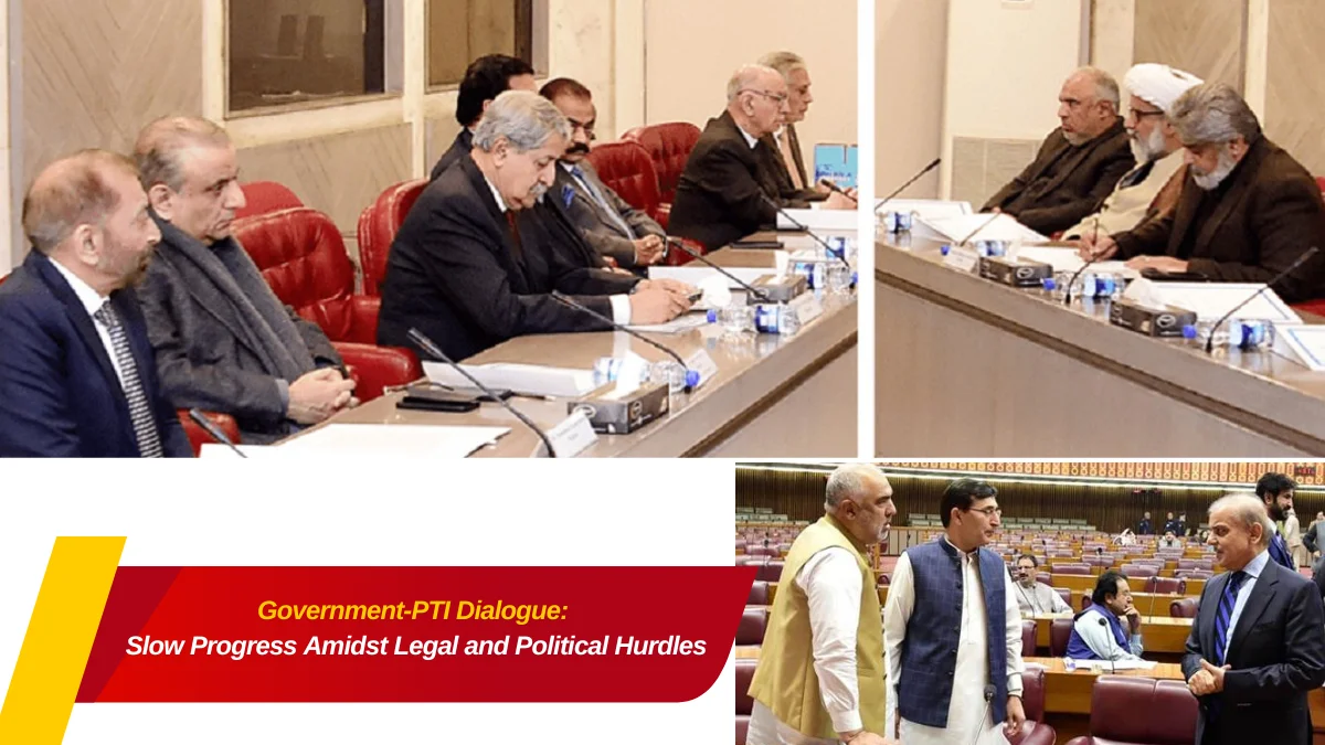 Government-PTI Dialogue Slow Progress Amidst Legal and Political Hurdles